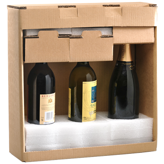 Emballage Bouteille ultimate Modèle 3 bouteilles